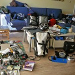 Day -x: Preparations: making a mess and saying goodbye