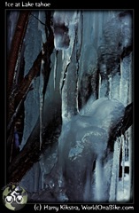 Ice at Lake tahoe