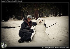 Ivana in Yosemite with friend