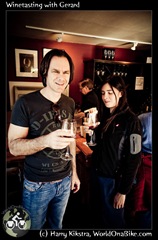 Winetasting with Gerard