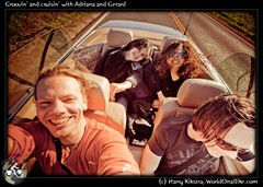 Groovin' and cruisin' with Adriana and Gerard