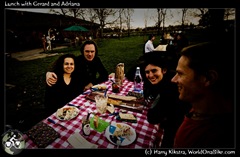 Lunch with Gerard and Adriana