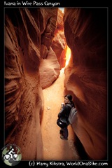 Ivana in Wire Pass Canyon