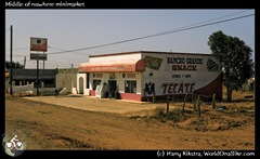 Middle of nowhere minimarket