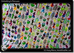 Embroidery in Patzcuaro