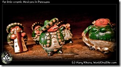 Fat little ceramic Mexicans in Patzcuaro