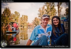 Us in Xochimilco