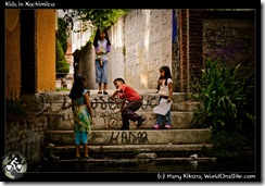 Kids in Xochimilco