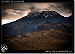Iztaccíhuatl, the sleeping lady