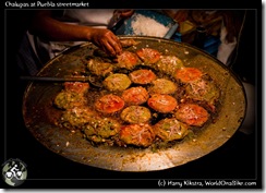Chalupas at Puebla streetmarket