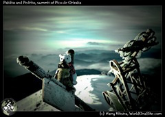 Pablito and Pedrito, summit of Pico de Orizaba