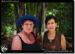Mutti and Cristi, Cancun