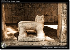 Chichen Itza, Jaguar statue