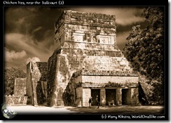 Chichen Itza, near the  ballcourt (2)