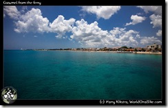 Cozumel from the ferry
