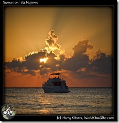 Sunset on Isla Mujeres