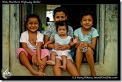 Kids, Northern Highway, Belize