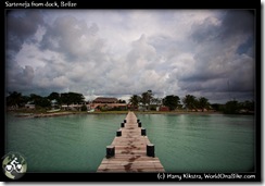 Sarteneja from dock, Belize 
