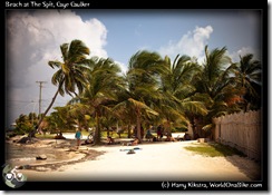 Beach at The Spit, Caye Caulker