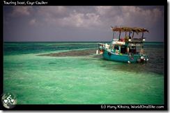 Touring boat, Caye Caulker