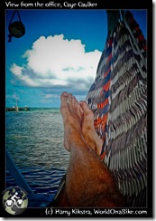 View from the office, Caye Caulker