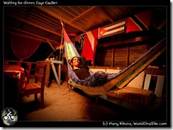 Waiting for dinner, Caye Caulker